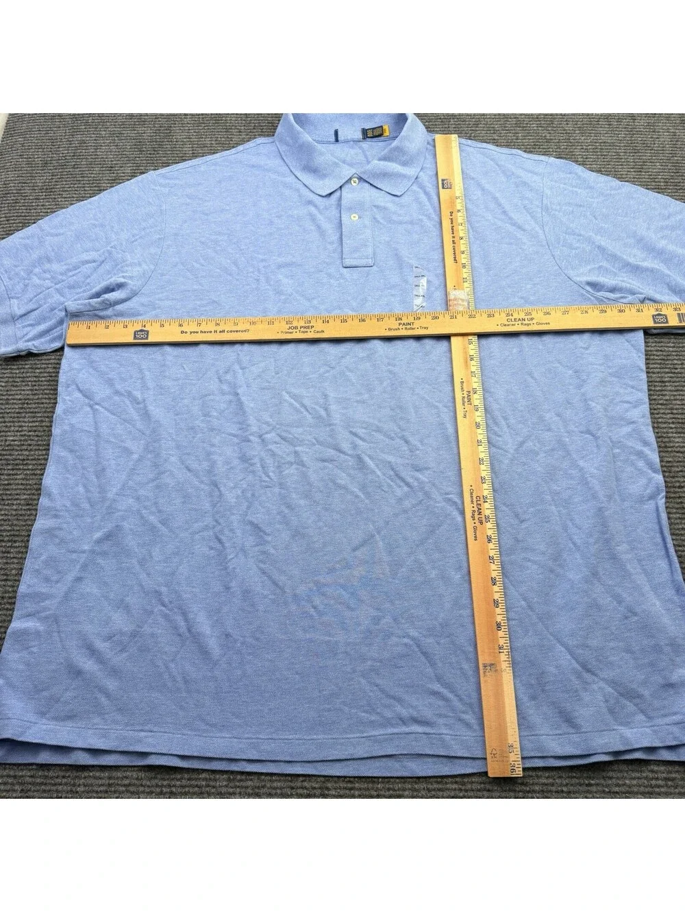 Polo Ralph Lauren Men’s 4XLT Classic Fit Polo Shirt Baby Blue 100% Cotton